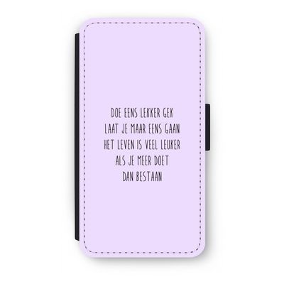 Gek: iPhone XS Flip Hoesje