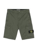 Stone Island Junior short cargo à motif Compass - Vert - thumbnail