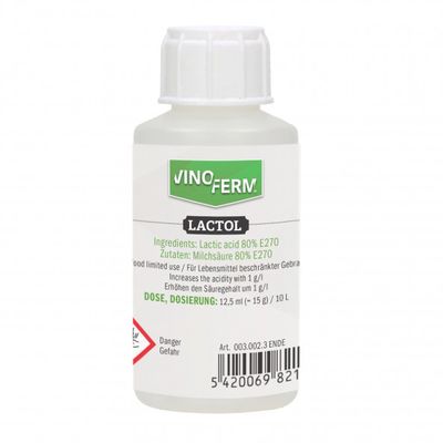 melkzuur 80% VINOFERM lactol 100 ml ENDE