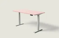 Desktronic HomeOne bureau Grijs / Zachtroze / 160x80 cm
