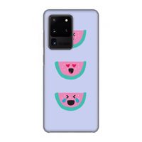 Smiley watermeloen: Volledig geprint Samsung Galaxy S20 Ultra Hoesje