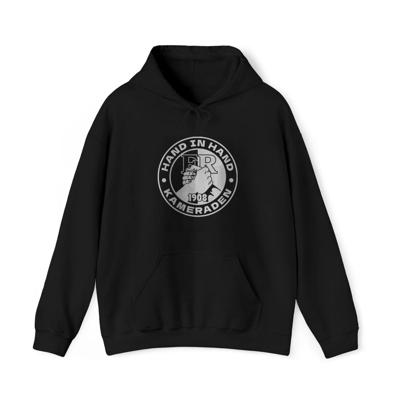Hoodie relax zwart - Hand in hand