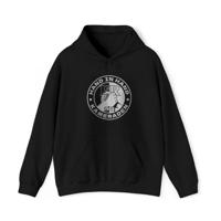 Hoodie relax zwart - Hand in hand
