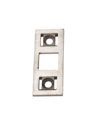 ASSA ABLOY N6901 Sluitplaat | RVS 24x60x3mm lip 40mm rechthoekig | geschikt voor bovenvergrendeling N5110DM| DR 1+2+3+4 - 10049746