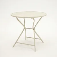 Tuintafel globe Ø80cm crème
