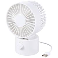 Renkforce RF-USBF-570-WH USB-ventilator In hoogte verstelbaar, Zwenkbaar (b x h x d) 102 x 80 x 151 mm