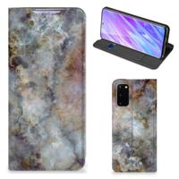 Samsung Galaxy S20 | Standcase | Marmer Grijs