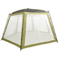 VidaXL Zwembadtent 590x520x250 cm stof groen VidaXL Zwembadtent 590x520x250 cm stof groen
