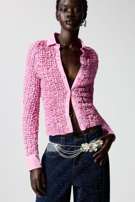 Textuur overhemd - RED - L