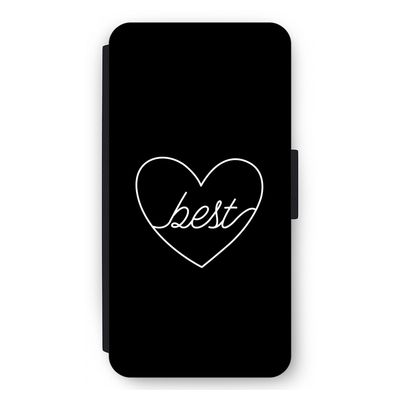 Best heart black: iPhone 11 Pro Max Flip Hoesje