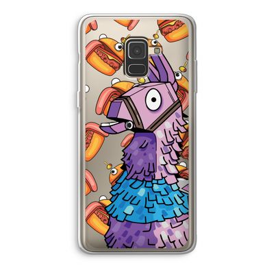 Loot Burger: Samsung Galaxy A8 (2018) Transparant Hoesje