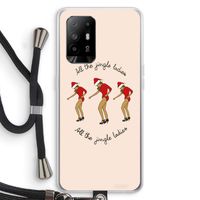 Jingle Ladies: Oppo A94 5G Transparant Hoesje met koord