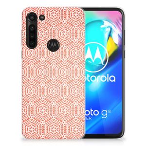 Motorola Moto G8 Power TPU bumper Pattern Orange