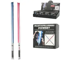 Folieballon zwaard zelfopblazend 95 cm 2 assorti | 24 stuks