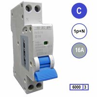 SEP installatieautomaat 16A INS18-C16 inst. 1p+n C16 6kA (18mm)