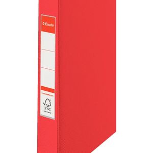 Esselte Standard Ring Binders , PP Red 2 x 25 mm ringband A4 Rood