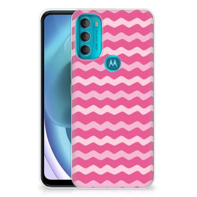 Motorola Moto G71 5G | TPU bumper | Waves Pink