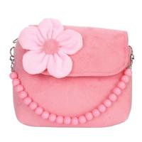 3 STKS mode schoudertas kinderen meisjes prinses bloem Messenger handtas mooie portemonnees (roze)