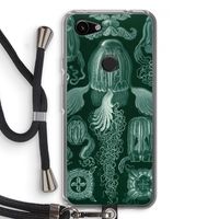 Haeckel Cubomedusae: Pixel 3a Transparant Hoesje met koord