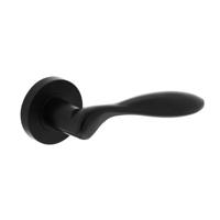 Intersteel Gevormde deurklinkGeorge op rozet zwart - 0023.169502 - thumbnail