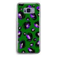 Green Cheetah: Samsung Galaxy S8 Plus Transparant Hoesje - thumbnail