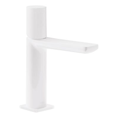 Wastafelkraan Tres Loft | Opbouw | Mengkraan | Standaard model | 1-knop | Rond | Wit mat