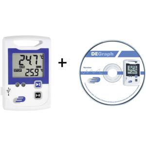 Dostmann Electronic 5005-1105 LOG100 CRYO Set Temperatuur datalogger Te meten grootheid Temperatuur -30 tot 70 °C