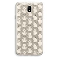Uilen: Samsung Galaxy J7 (2017) Transparant Hoesje