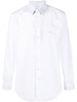 ETRO chemise en coton à logo brodé - Blanc