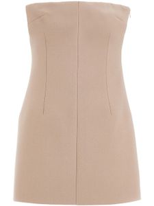Ferragamo robe-bustier à coupe courte - Tons neutres