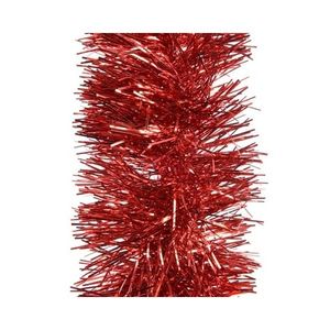 Kerstboomversiering rode slingers 270 x 10 cm   -
