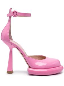 Francesca Bellavita escarpins Kelly en cuir verni 125 mm - Rose