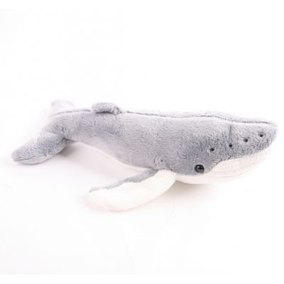 Pluche Bultrug walvis knuffel 24 cm