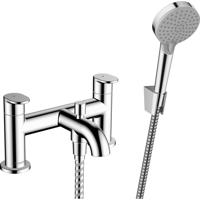 Hansgrohe Vernis badkraan 2-gats badrand met docuheset chroom 71461000 - thumbnail