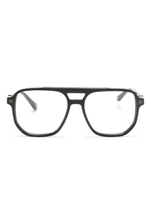 Philipp Plein Eyewear lunettes de vue à monture pilote - Noir