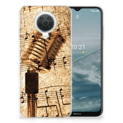 Nokia G20 | G10 | Siliconen hoesje | met foto Bladmuziek Nokia G20 | G10 | Siliconen hoesje | met foto Bladmuziek