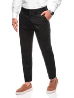 Edoti Style Italia - Herenbroek Chino - Zwart - Stijlvol - Lengte 33