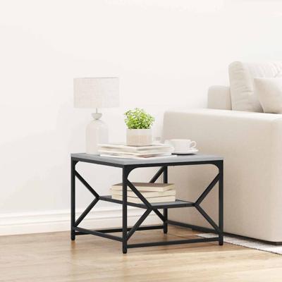 Salontafel Grijs sonoma 51 x 50 x 40 cm