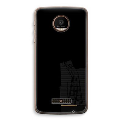 Musketon Painter: Motorola Moto Z Force Transparant Hoesje