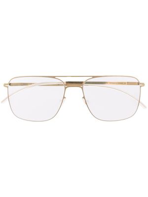 Mykita lunettes de vue à monture carrée - Or