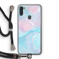 Fantasie pastel: Samsung Galaxy A11 Transparant Hoesje met koord