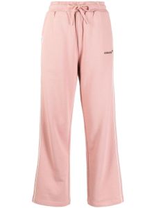 CHOCOOLATE pantalon de jogging en coton à logo brodé - Rose