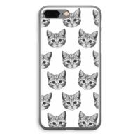 Kitten: iPhone 8 Plus Transparant Hoesje