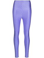 THE ANDAMANE legging à design strassé - Bleu - thumbnail