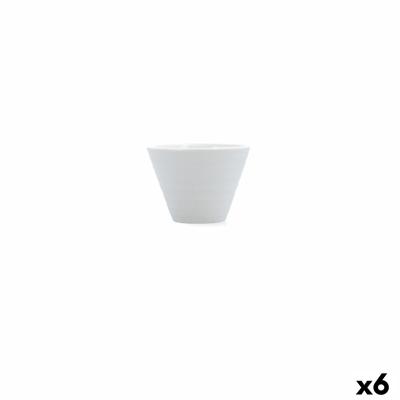 Kom Ariane Artisan Keramisch Wit 11 cm (6 Stuks)