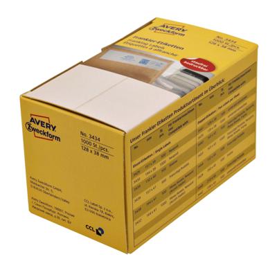 Frankeeretiket az 3434 128 x38mm 1000stuks