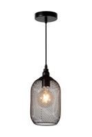 Lucide MESH - Hanglamp - Ø 15 cm - 1xE27 - Zwart