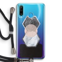 Creatieve toets: Huawei P30 Lite Transparant Hoesje met koord