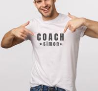 Coach t-shirt met naam