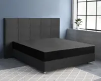Primaviera Deluxe Satijnen Hoeslaken Zwart 90 x 200 cm - thumbnail
